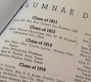 My great grandmother was the second graduate to finish her studies in the history of the school.